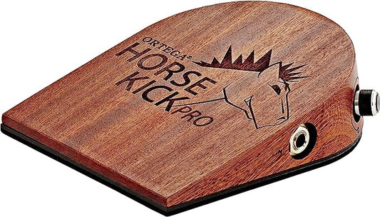 Ortega Guitars Digital Singer-Songwriter Percussion Stomp Box with 5 Samples (HORSE KICK PRO)